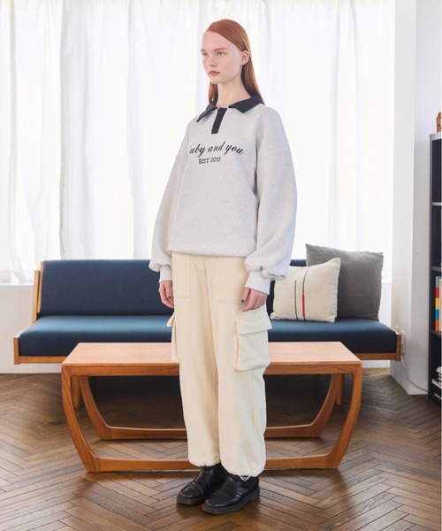 「RUBY AND YOU」 カーゴパンツ FREE グレー レディース_画像4