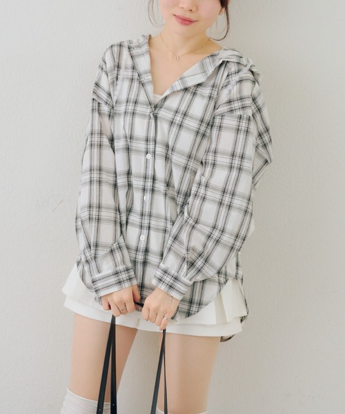 ❤️ ★Alice olive2020新作　新品  白柄ブラウス M Maglie le cassetto×吉田理紗》ビスチェ風ジャ