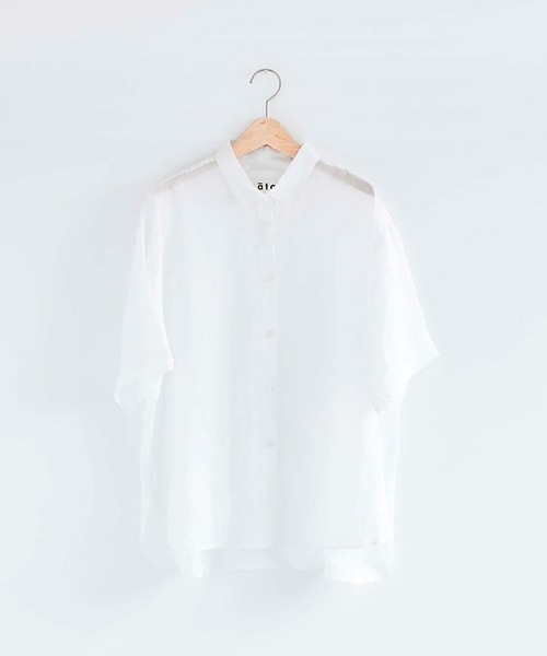 ata（アタ） ブラウス シャツ 半袖 ata shirts 2. / ラミー半袖