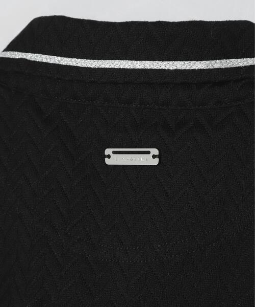 ポロシャツ ポロ 「St ANDREWS」ヘリンボーンジャガード半袖ポロシャツ (WOMENS) レディース_14