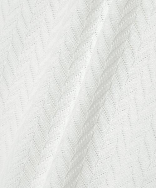 ポロシャツ ポロ 「St ANDREWS」ヘリンボーンジャガード半袖ポロシャツ (WOMENS) レディース_22