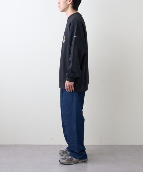 ラカウサ プルオーバースウェットカットソー 長袖 スリット ライトグレー FREAK'S STORE（フリークスストア） スウェットカットソー LARGE