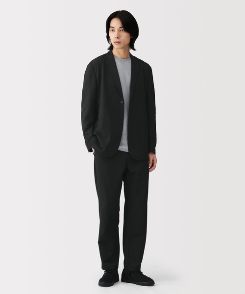 無印良品（MUJI） パンツ 紳士 風を通すストレッチサッカーノータック