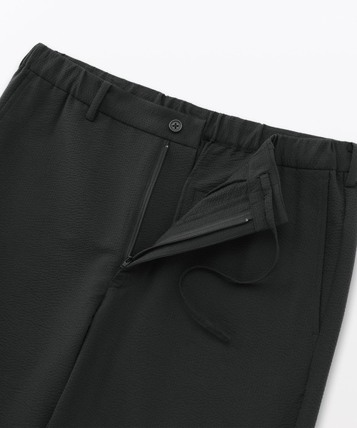 無印良品（MUJI） パンツ 紳士 風を通すストレッチサッカーノータック