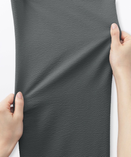 無印良品（MUJI） パンツ 紳士 風を通すストレッチサッカーノータック