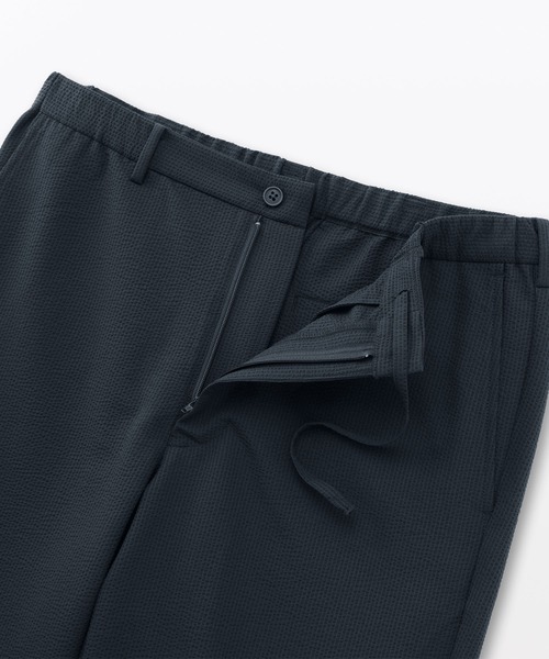 無印良品（MUJI） パンツ 紳士 風を通すストレッチサッカーノータック