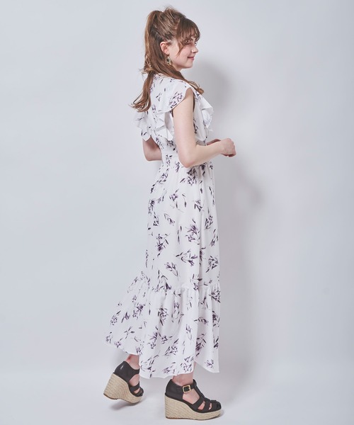 「31 Sons de mode」 半袖ワンピース 36 サックスブルー レディース_画像9