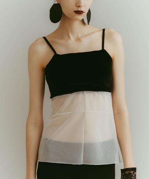 キャミソール Quiet  Sheer Cami