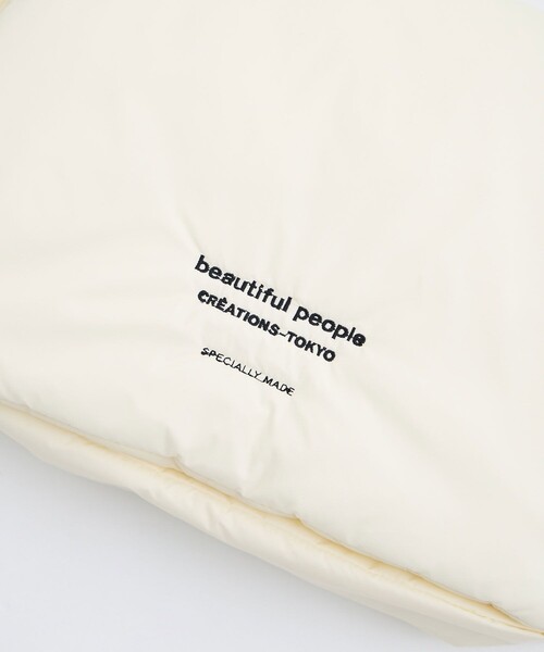 「beautiful people」 ショルダーバッグ FREE ホワイト レディースの画像