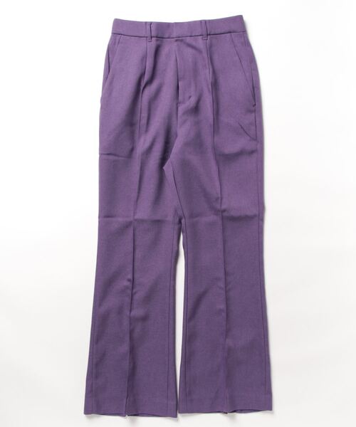 「LOWRYS FARM」 スラックス MEDIUM パープル レディース_画像2