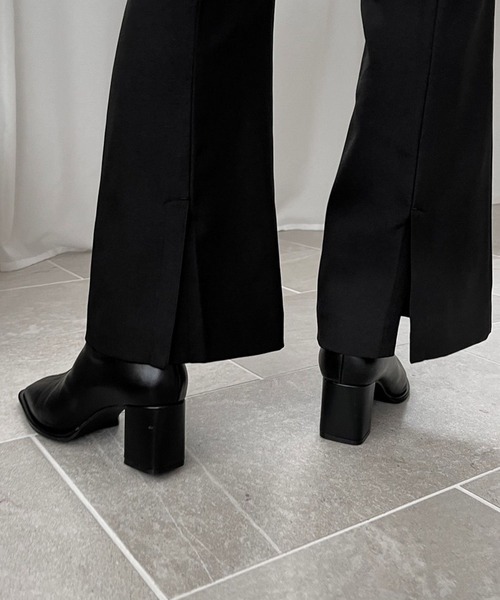 「LOWRYS FARM」 スラックス MEDIUM パープル レディース_画像6