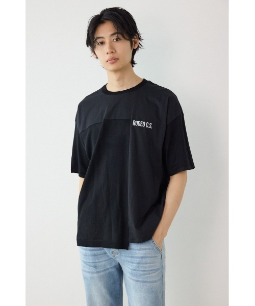 新品☆RCWB ロデオクラウンズ Tシャツ トップス セール】メンズランダムコンビニットトップス（Tシャツ/カットソー