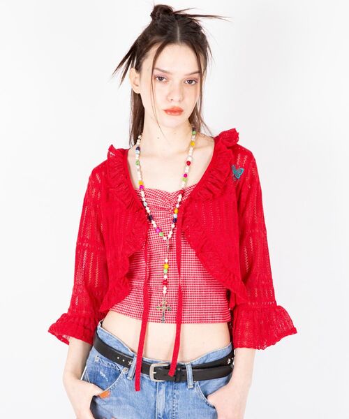 「HYSTERIC GLAMOUR」 ボレロ FREE ブラック レディースの画像
