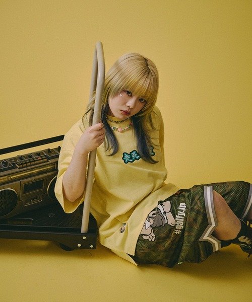 GALFY（ガルフィー） ワイドパンツ ハーフパンツ パンツ 短パン