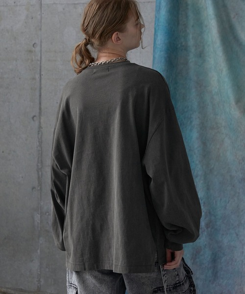 「SERACE」 長袖Tシャツ M ブラック メンズ_画像7