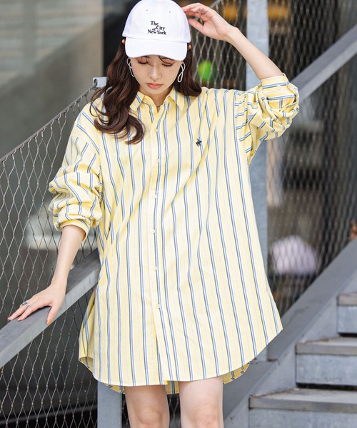 「BEVERLY HILLS POLO CLUB」 長袖シャツ FREE ホワイト レディース_画像9