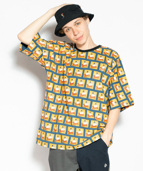 「ALDIES」 半袖Tシャツ FREE パープル メンズ_画像2