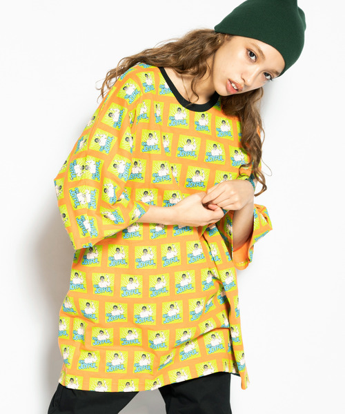「ALDIES」 半袖Tシャツ FREE パープル メンズ_画像3