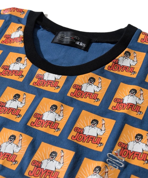 「ALDIES」 半袖Tシャツ FREE パープル メンズ_画像6