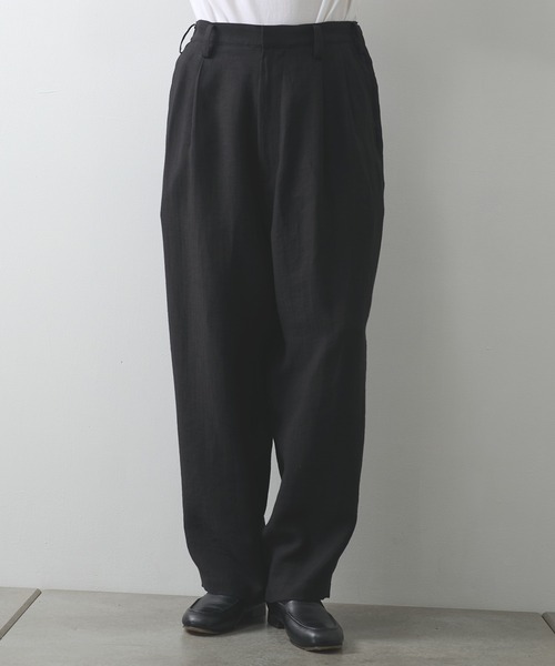 スラックス 「UJOH HOMME」Wide 2 Tuck PNT メンズの画像
