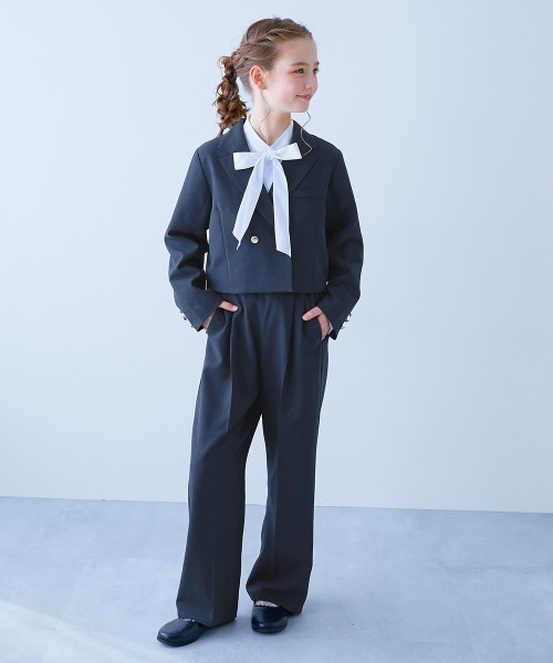 「devirock」 「KIDS」パンツスーツ 150cm チャコール キッズ_画像2
