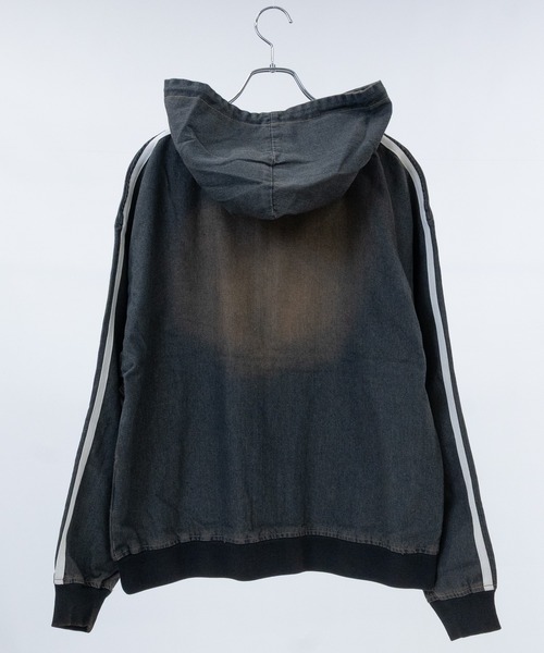 「JUNGLE STORM」 ジップアップパーカー MEDIUM ブルー メンズ_画像3