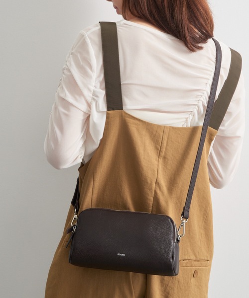 BEAURE ブラックショルダーバッグ Beau're（ヴュレ） ショルダーバッグ バッグ 「BEAURE」「別注」Triple