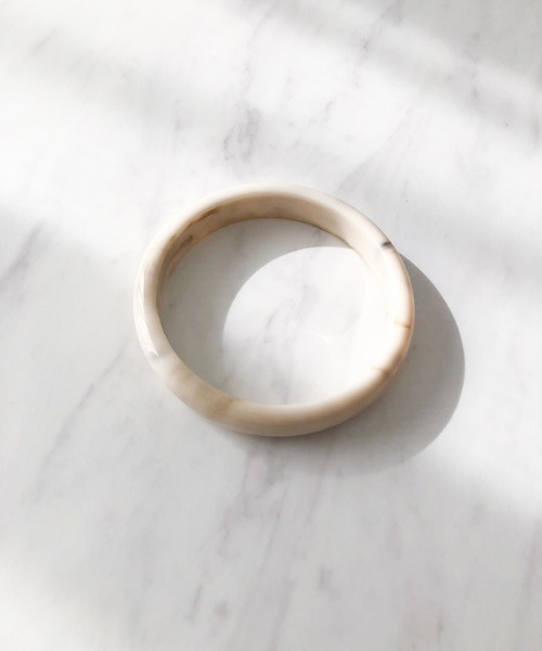 バングル アクリルサークルバングルセット レディースの画像