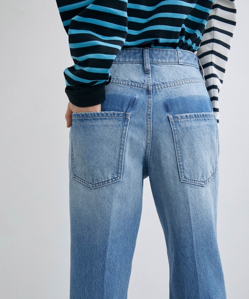 「Healthy denim」 デニムパンツ 2 ブルー レディース_画像7