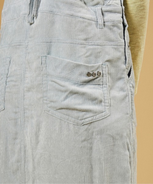 「DOUBLE STANDARD CLOTHING」 サロペットスカート 38 ブルー レディース_画像2