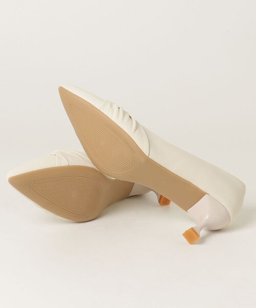 「Miniministore」 パンプス 24.5cm ベージュ レディース_画像3