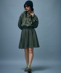 ワンピース フーディスウェットミニワンピース「...の詳細画像2