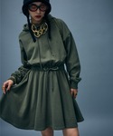 ワンピース フーディスウェットミニワンピース「...の詳細画像3