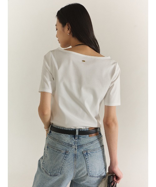 anuans（アニュアンス） tシャツ 「WEB限定」シルクタッチコットン
