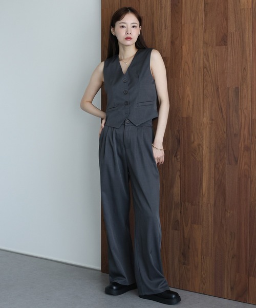 「J by blue」 セットアップ MEDIUM ブラック レディース_画像2