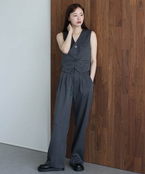 「J by blue」 セットアップ MEDIUM ブラック レディース_画像3