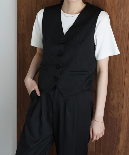 「J by blue」 セットアップ MEDIUM ブラック レディース_画像8