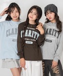 tシャツ カレッジロゴロンT キッズ 子供服 女の子の詳細画像2