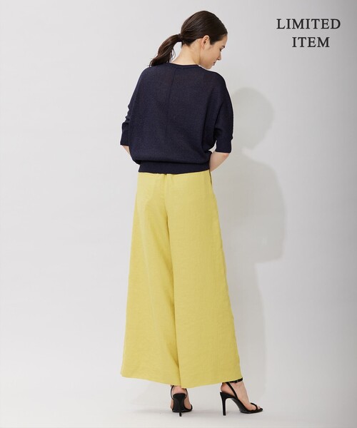「ICB」 パンツ 44 イエロー レディース_画像3