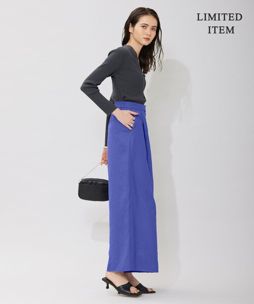 「ICB」 パンツ 44 イエロー レディース_画像9