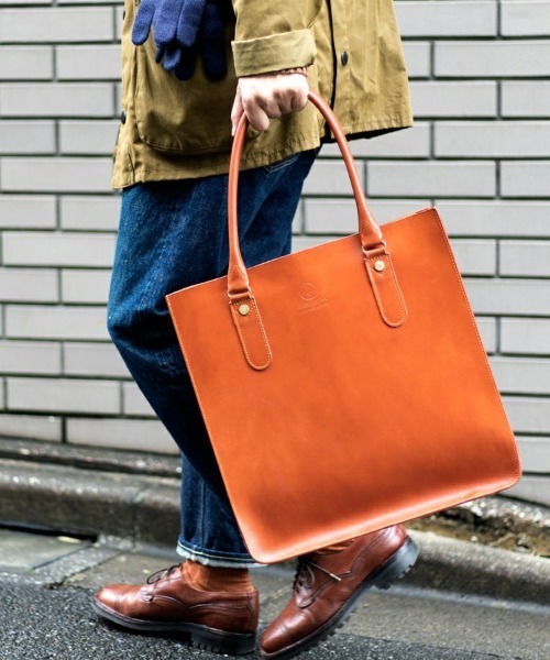 トートバッグ 「GLENROYAL/グレンロイヤル」2ハンドルトートバッグ メンズ レディースの画像