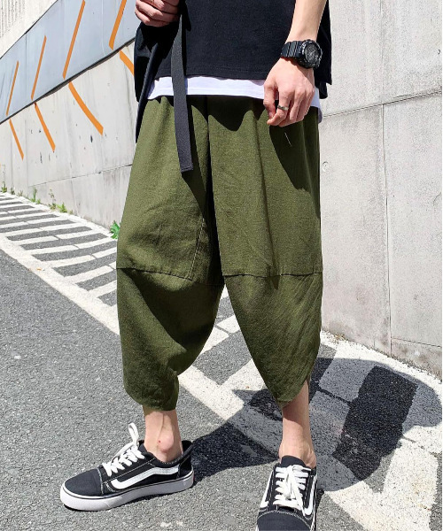 マツオインターナショナル　デザインパンツ　サルエルパンツ kOhAKU変形ドレープサルエルパンツ [品番：MITW0015209