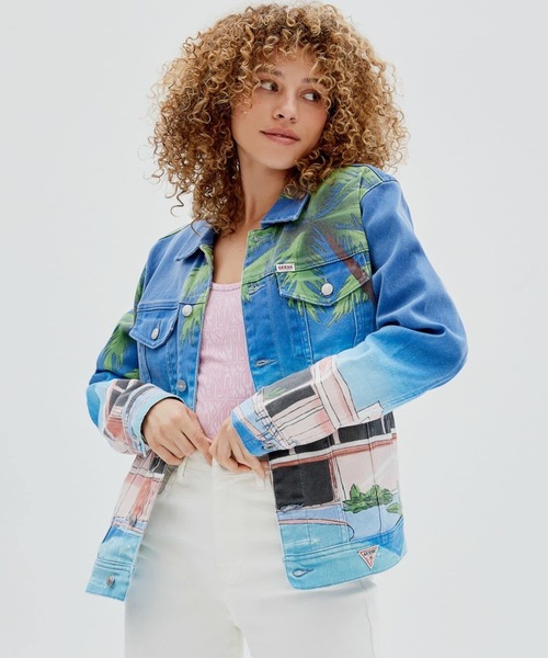 GUESS（ゲス） デニムジャケット gジャン GUESS Originals Sunnyside 