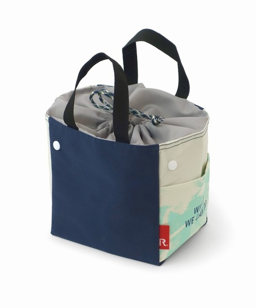 メンズ ゴミ箱 ダストボックス ALLIANCE FOR THE BLUE x ROOTOTE トートバッグ型 ダストボックス 漁網ナイロン