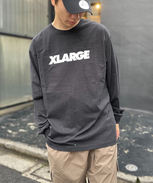 XLARGE バックサイドロゴ 長袖 Tシャツ 送料込 楽天市場】xlarge 長袖 t シャツ（カラーブラウン）の通販