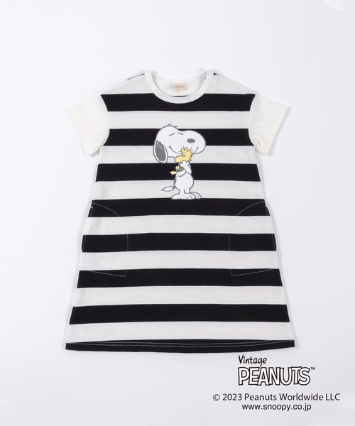 trois lapins kp ワンピース 「PEANUTS」スヌーピーコラボ ボーダー