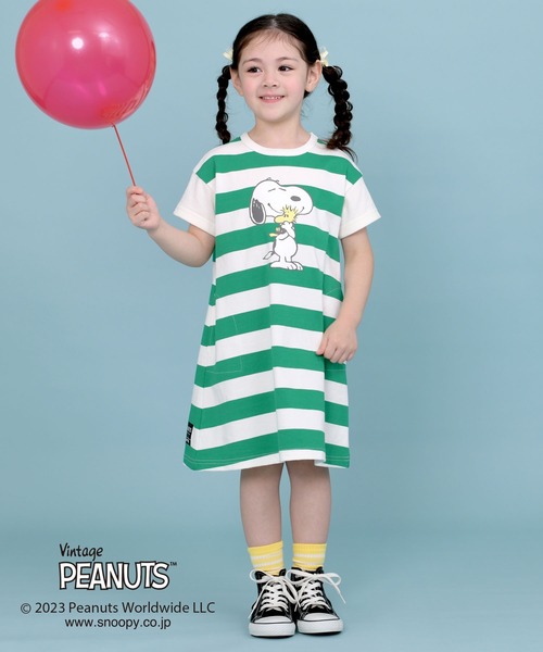 trois lapins kp ワンピース 「PEANUTS」スヌーピーコラボ ボーダー