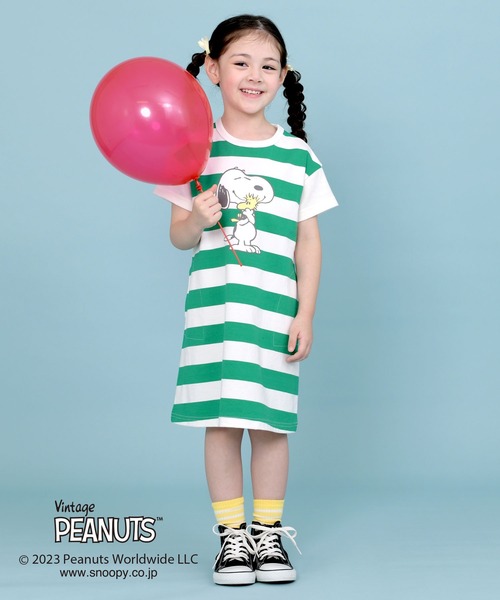 trois lapins kp ワンピース 「PEANUTS」スヌーピーコラボ ボーダー