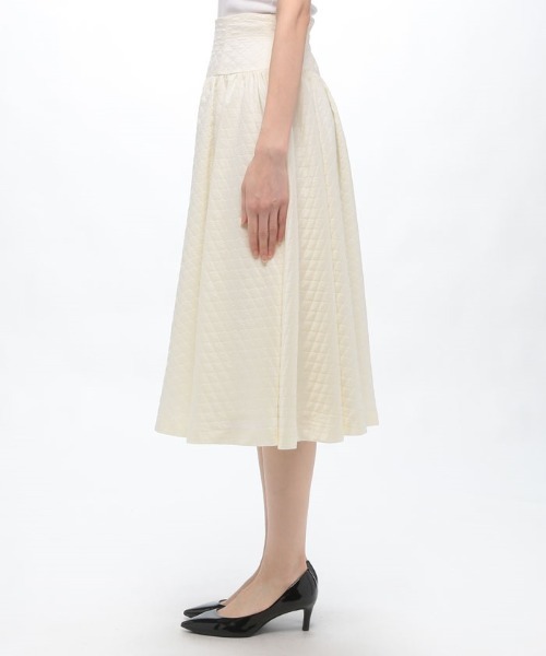 LOULOU WILLOUGHBY ホースジャガードスカート　サイズ1 LOULOU WILLOUGHBY】ETIQUE フラワージャガードタイトスカート