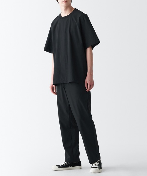 無印良品 tシャツ 風を通すストレッチ半袖Tシャツ メンズ